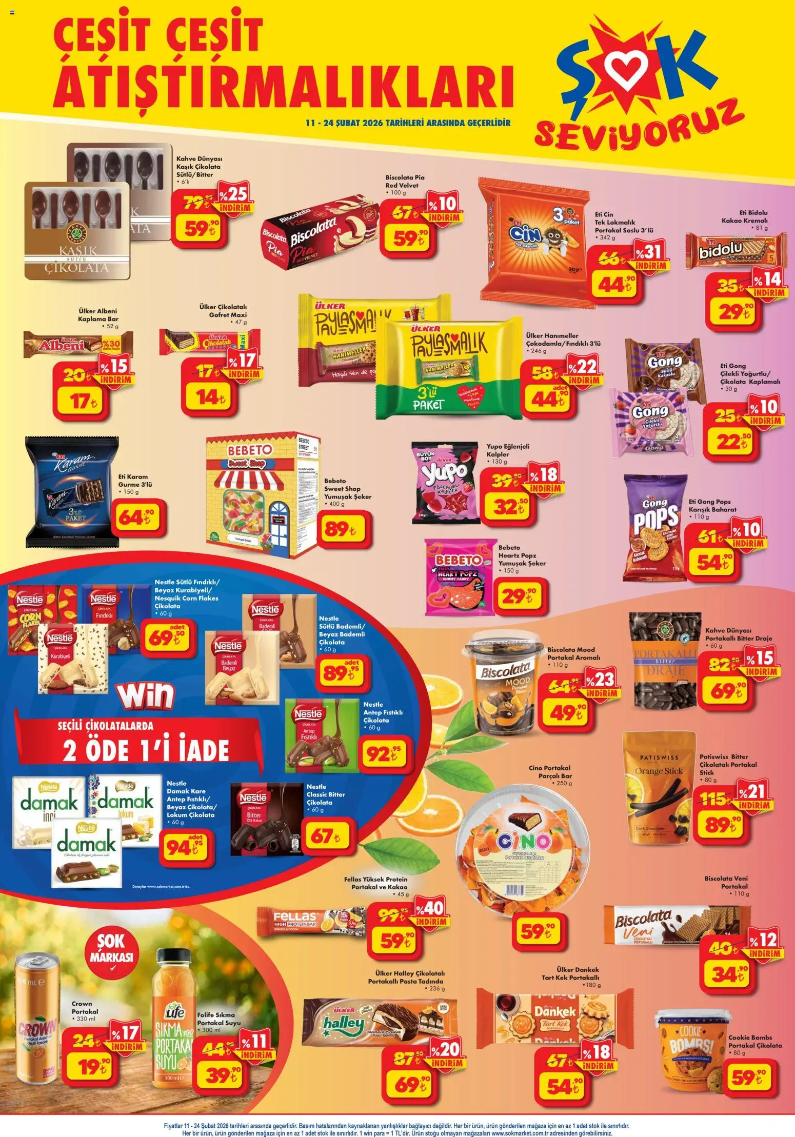 Şok Market Katalog 11.02.2026 - Broşürünün önizlemesi