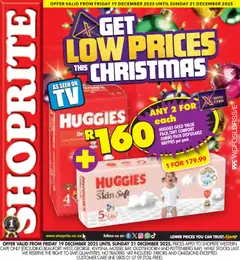 Preview of Shoprite flyer valid from 19/12/2025