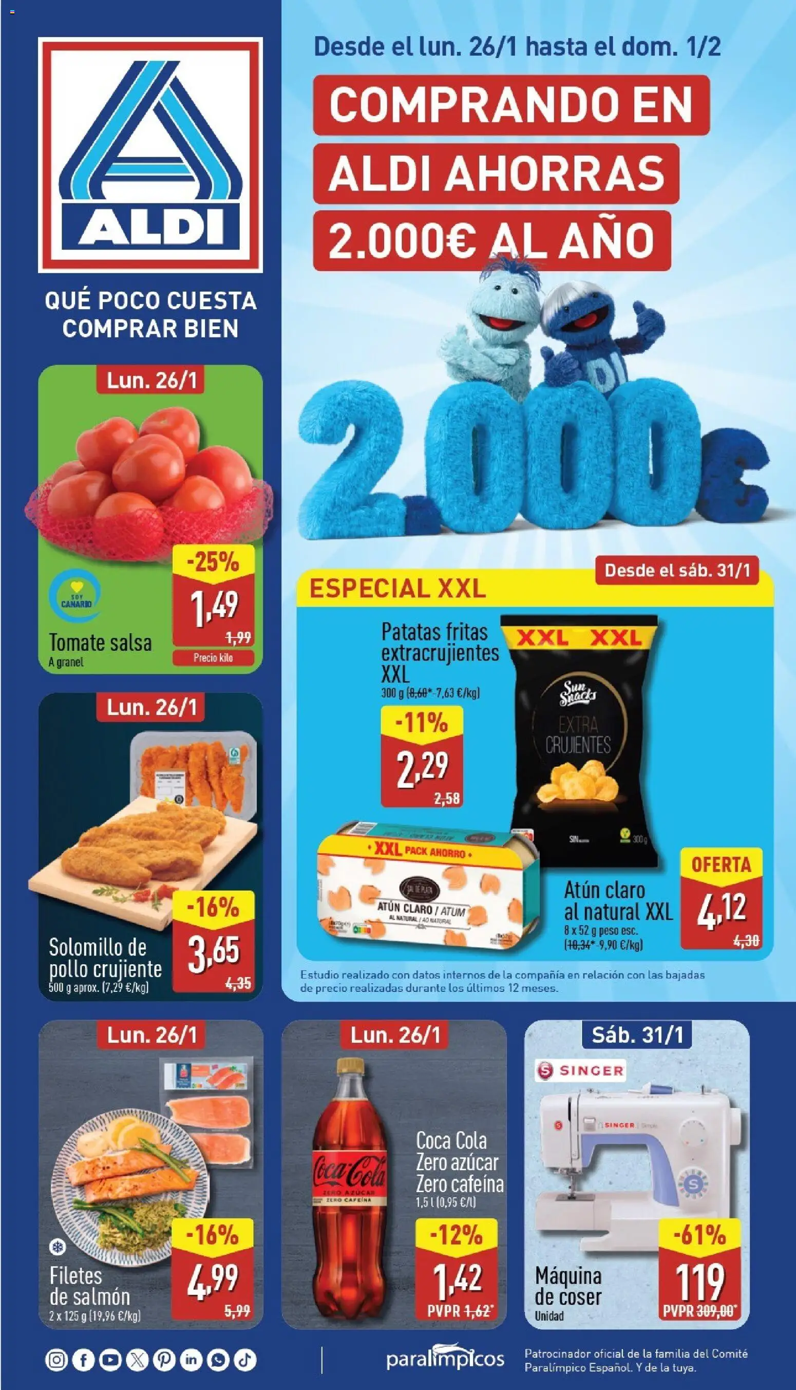 Vista previa del folleto de la tienda Aldi válido desde el 26/01/2026 