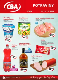 Náhled nabídky: CBA Leták platný od 21.01.2026