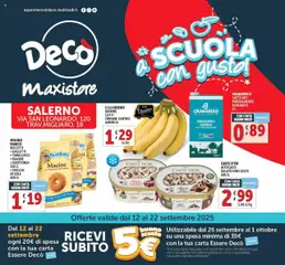 Anteprima dell'opuscolo Volantino MaxiStore - Salerno dal negozio Decò valido da 12/09/2025