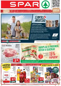 Pregled letka Katalog trgovine Spar vrijedi od 26.11.2025