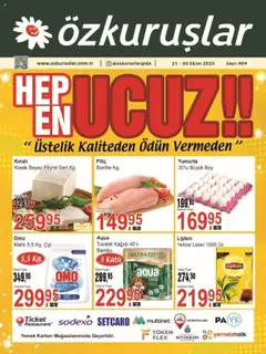 Özkuruşlar Katalog 21.10.2025 - Broşürünün önizlemesi