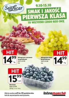 Pogląd gazetki "Świeży Hit" ze sklepu Intermarche ważnej od 09.10.2025