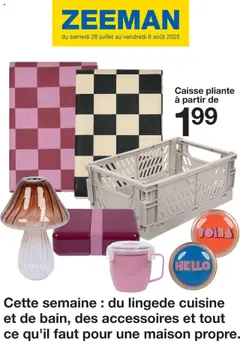 Prévisualisation de Catalogue Zeeman Été du magasin Zeeman formulaire valide 26/07/2025