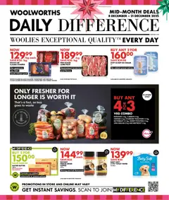 Preview of Woolworths flyer valid from 08/12/2025