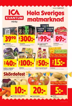 Förhandsgranska reklamblad Hörby från butik ICA Kvantum gäller från 15/09/2025