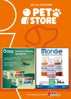 Anteprima dell'opuscolo Volantino Pet Store dal negozio Iper valido da 01/12/2025