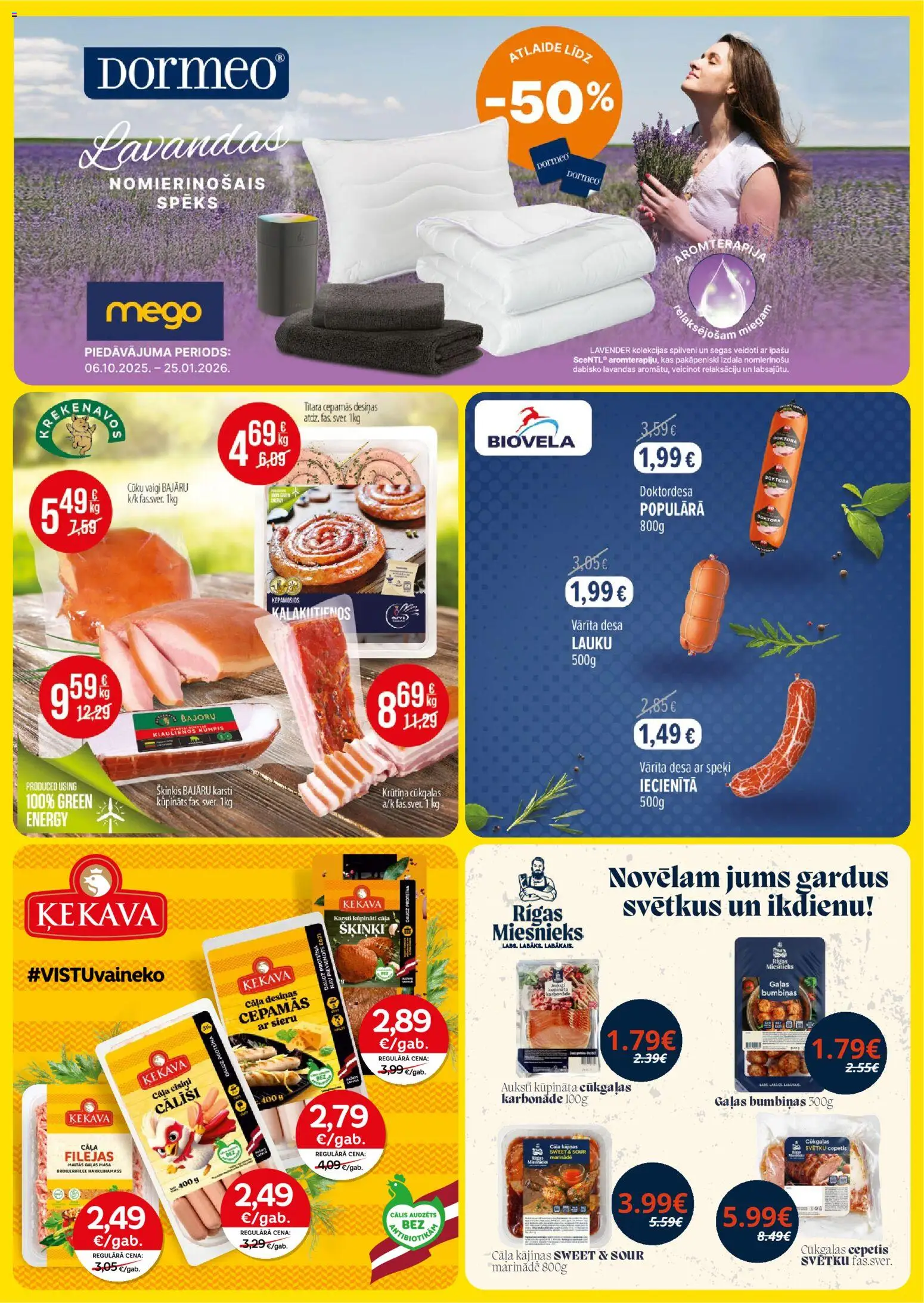 Skatīt Mego akciju bukletu, derīgs no 2026.01.05