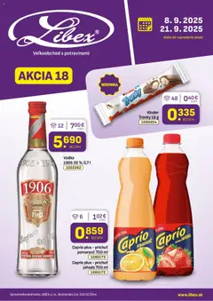 Náhľad Libex letáku platného od 08.09.2025