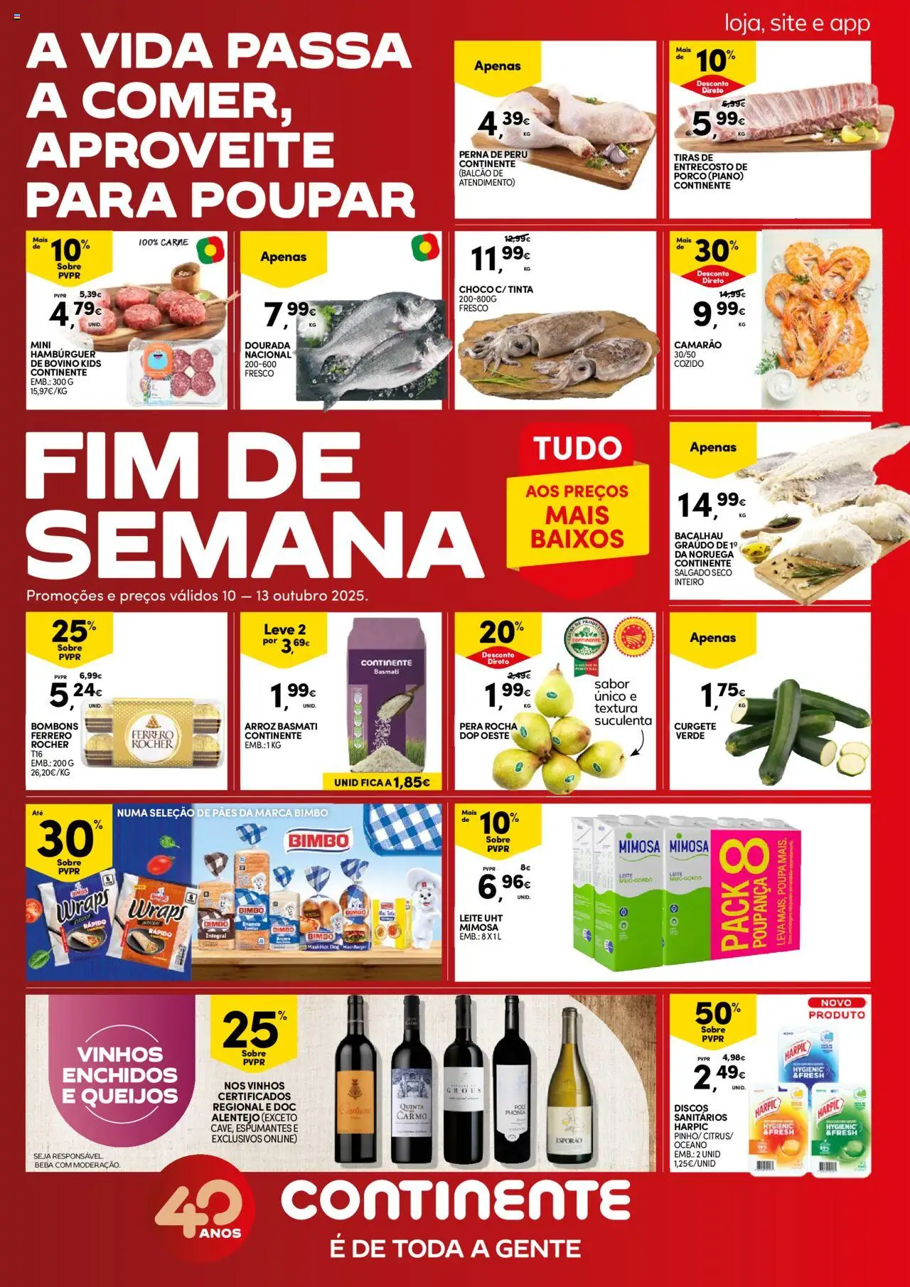 Continente Folheto de 10/10/2025 - catálogo esta semana - página 1