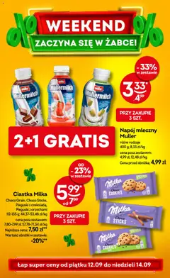 Pogląd gazetki "Weekendowe promocje" ze sklepu Żabka ważnej od 12.09.2025