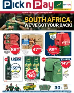 Preview of Pick n Pay flyer valid from 24/10/2025