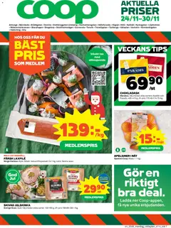 Förhandsgranska reklamblad Almunge från butik Coop gäller från 24/11/2025