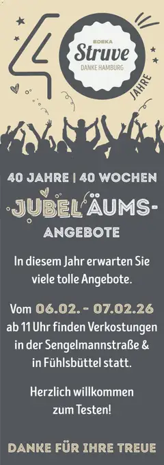 Vorschau von dem Prospekt des Geschäftes Edeka Struve, gültig ab dem 02.02.2026