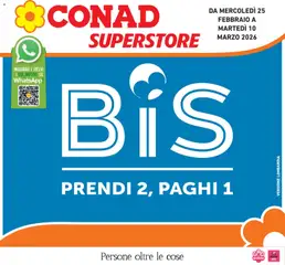 Anteprima dell'opuscolo Volantino Superstore Lombardia dal negozio Conad valido da 25/02/2026