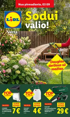 LIDL parduotuvės leidinio LIDL leidinys - Sodui valio galiojančio nuo 2026.02.09 peržiūra