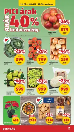 PENNY - Akciós újság PENNY megtekintése, amely érvényes 2025.11.27.-től | Oldal: 2