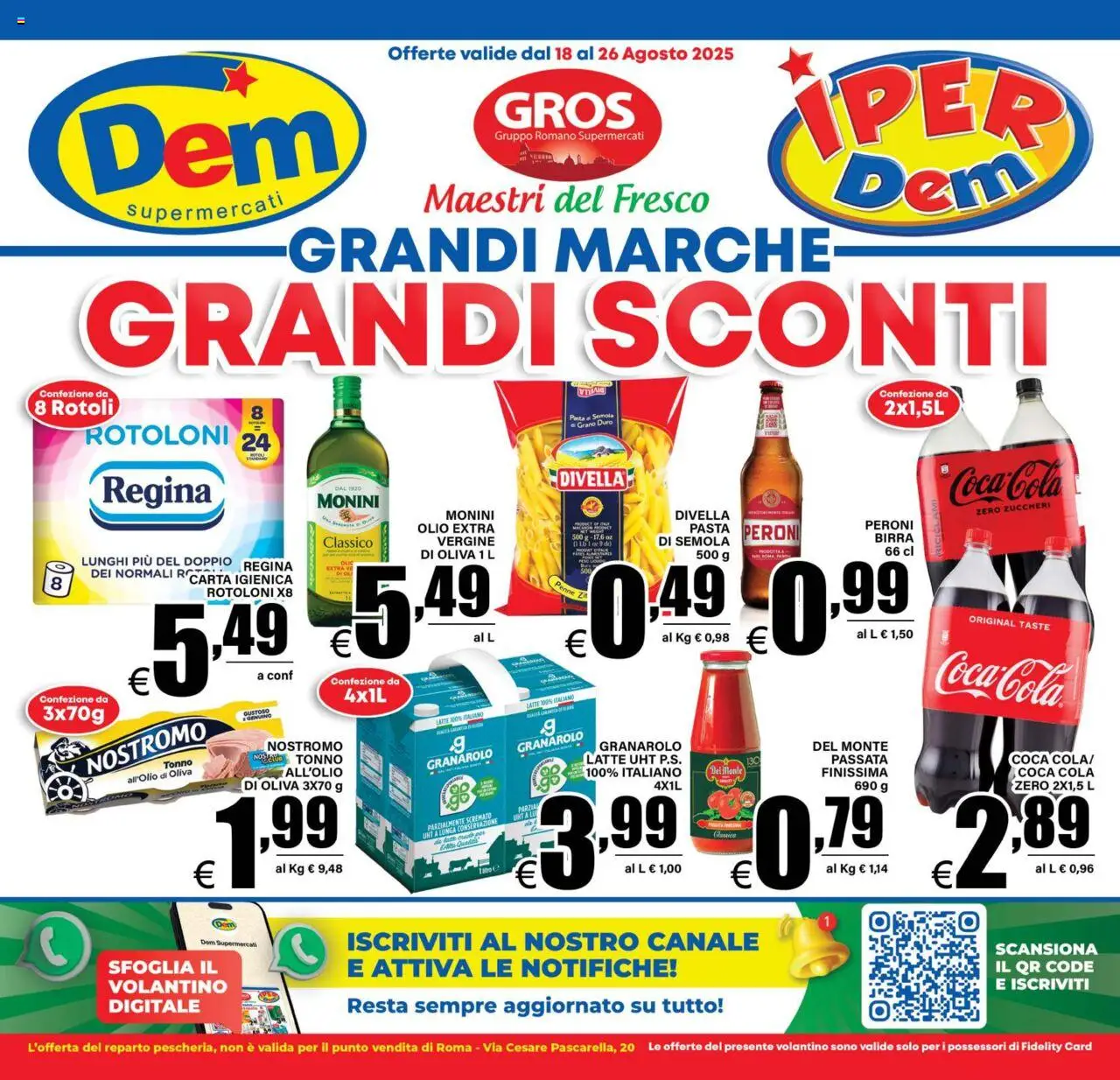 Volantino DEM valido da 18/08/2025 numero di pagina 1