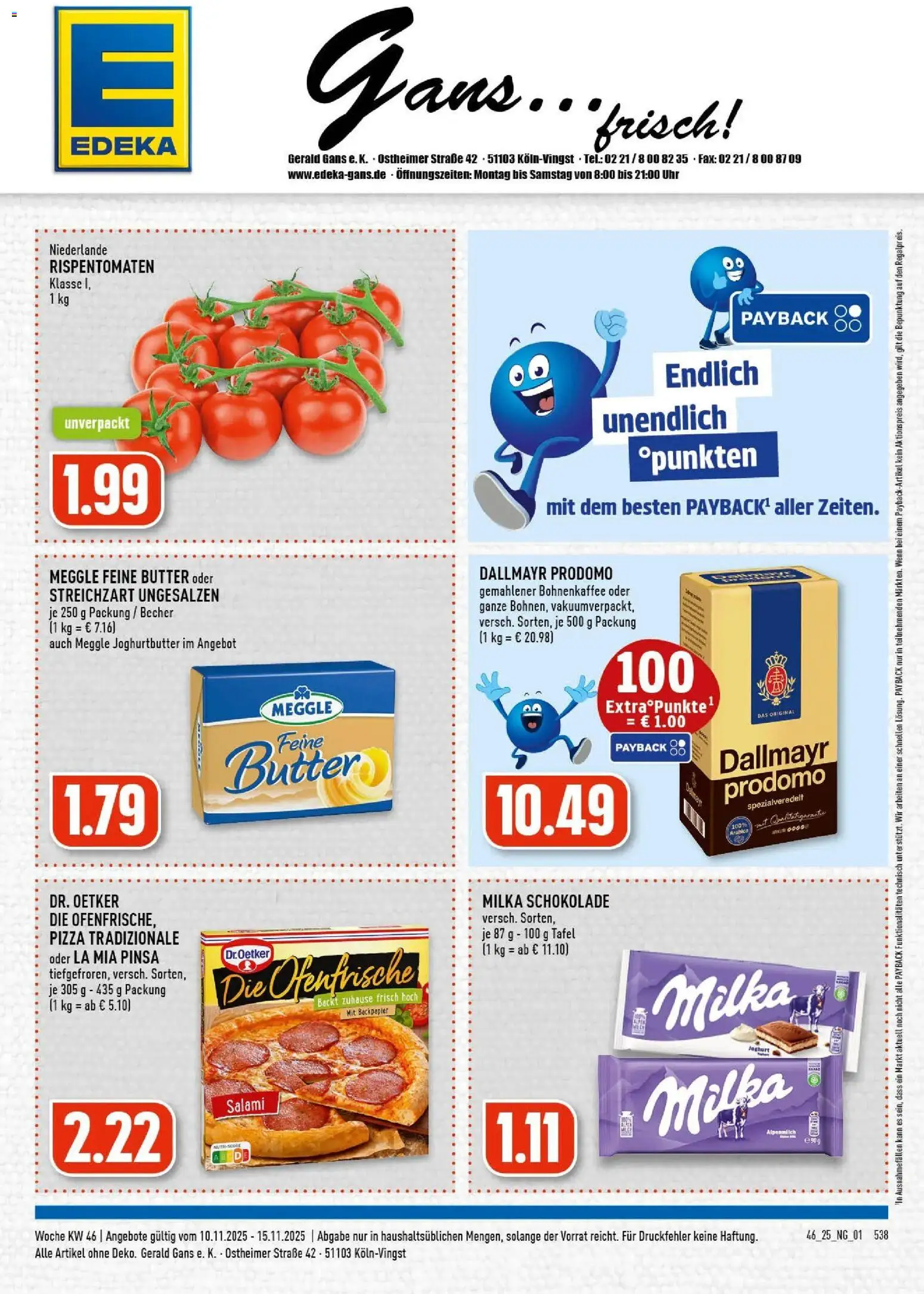 Vorschau von dem Prospekt des Geschäftes Edeka, gültig ab dem 10.11.2025