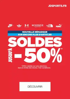 Prévisualisation de JD Sports du magasin Offres formulaire valide 21/01/2026