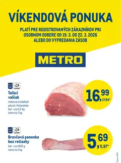 Náhľad Metro letáku platného od 19.03.2026