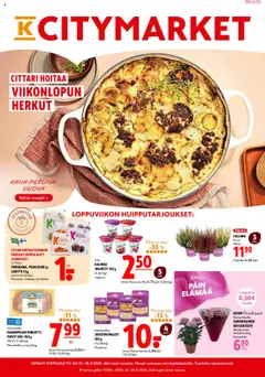 Kaupan K-Citymarket Tarjoukset esikatselu, voimassa 25/09/2025