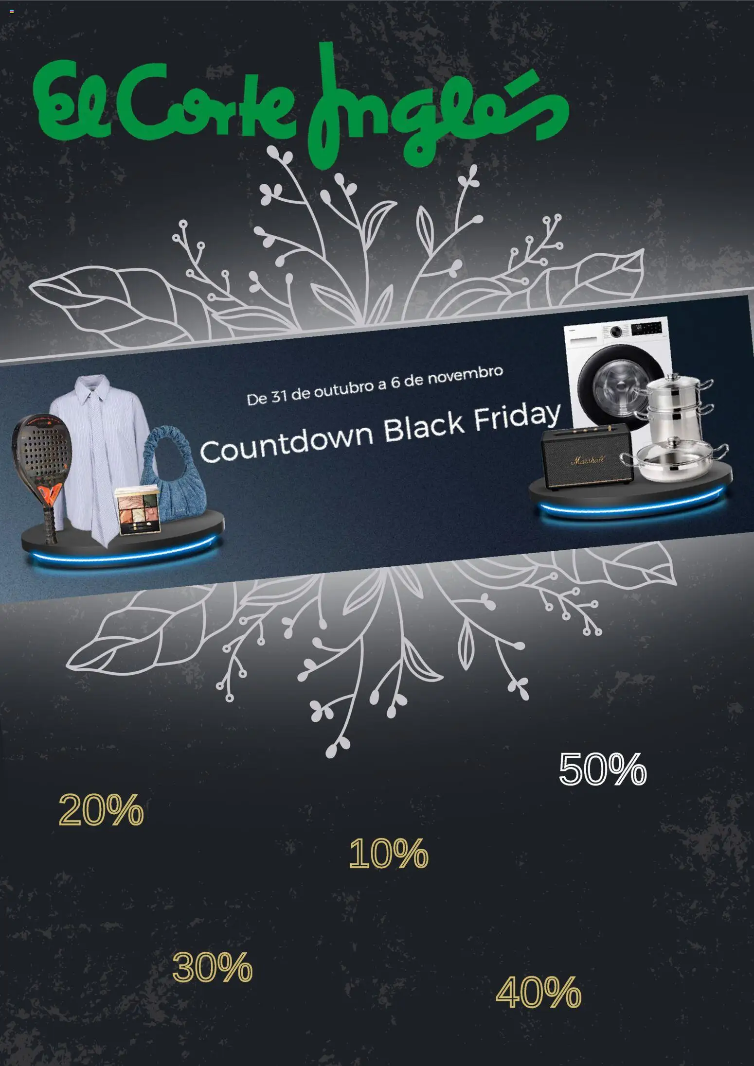 Pré-visualização do folheto da loja El Corte Ingles válida a partir de 31/10/2025