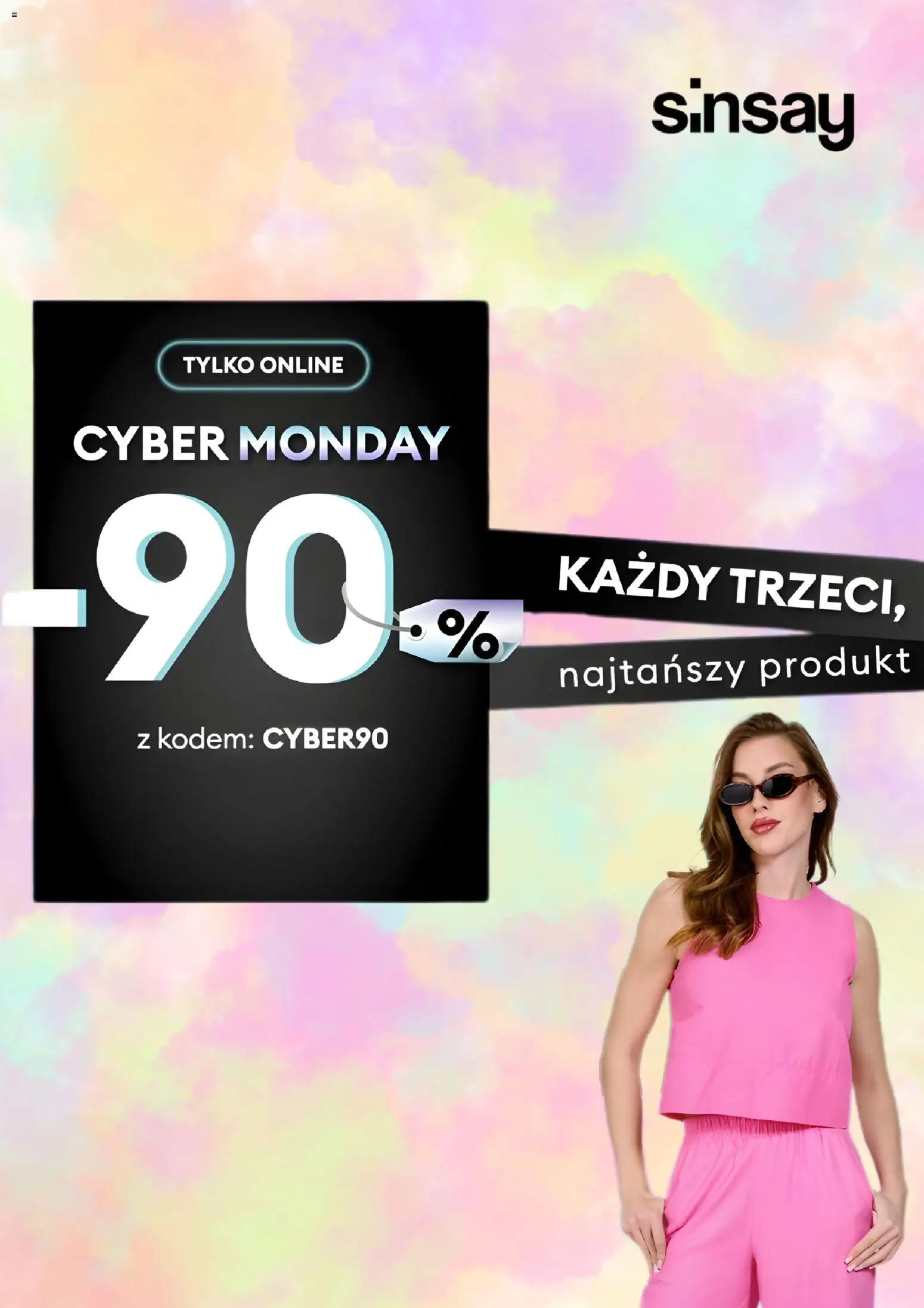 Pogląd gazetki "Cyber Monday" ze sklepu Sinsay ważnej od 01.12.2025