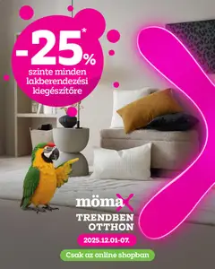 Mömax - Szórólap megtekintése, amely érvényes 2025.12.01.-től