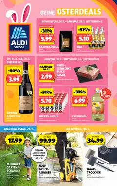 Vorschau des Merkblatts Aldi aktionen vom Shop Aldi gültig von 26.03.2026 bis 01.04.2026