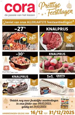 Prévisualisation de Prettige Feestdagen du magasin Cora formulaire valide 16/12/2025