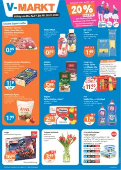 Vorschau von dem Prospekt des Geschäftes V-Markt, gültig ab dem 22.01.2026