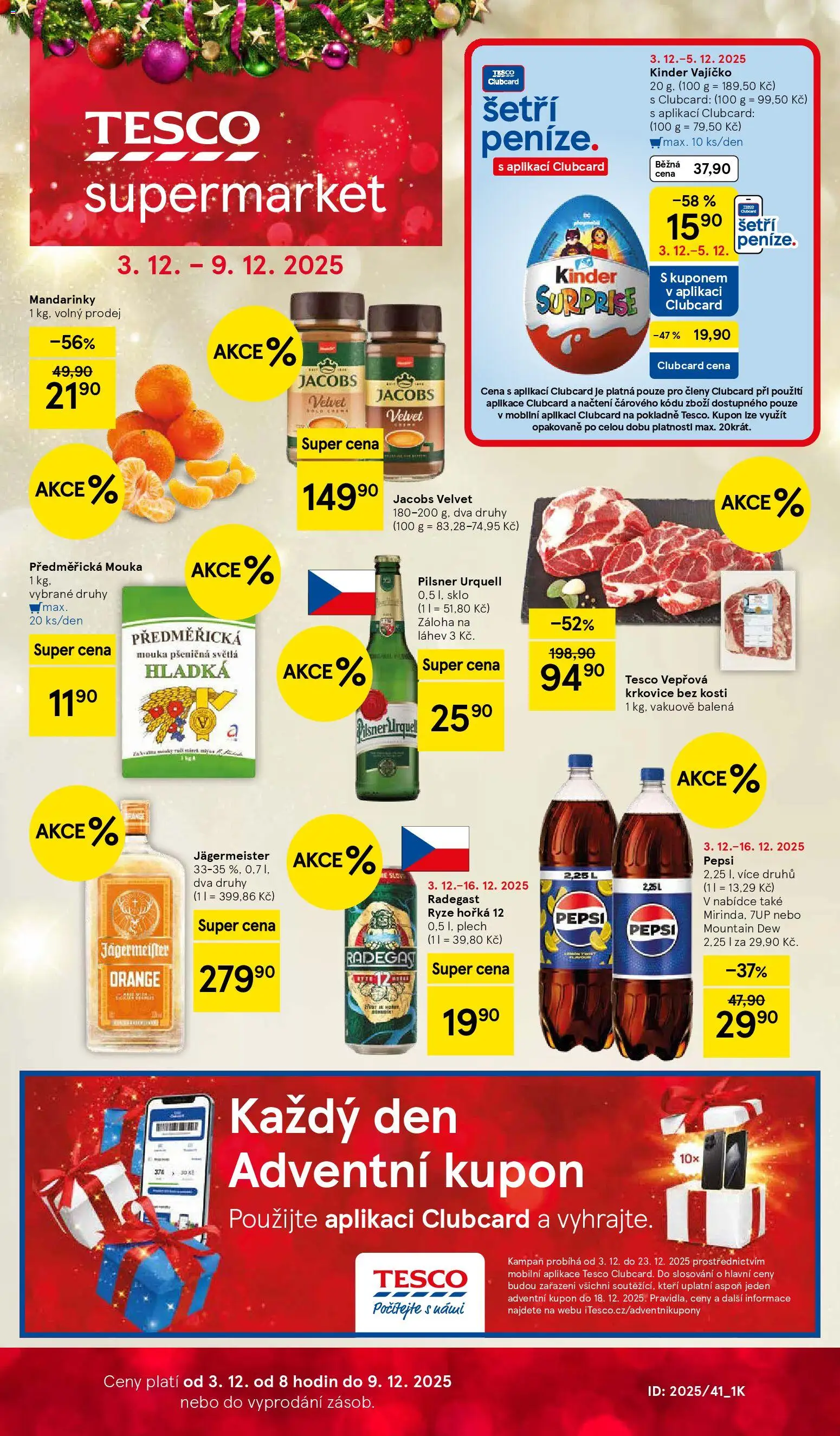 Náhled nabídky: Tesco Supermarket platný od 03.12.2025