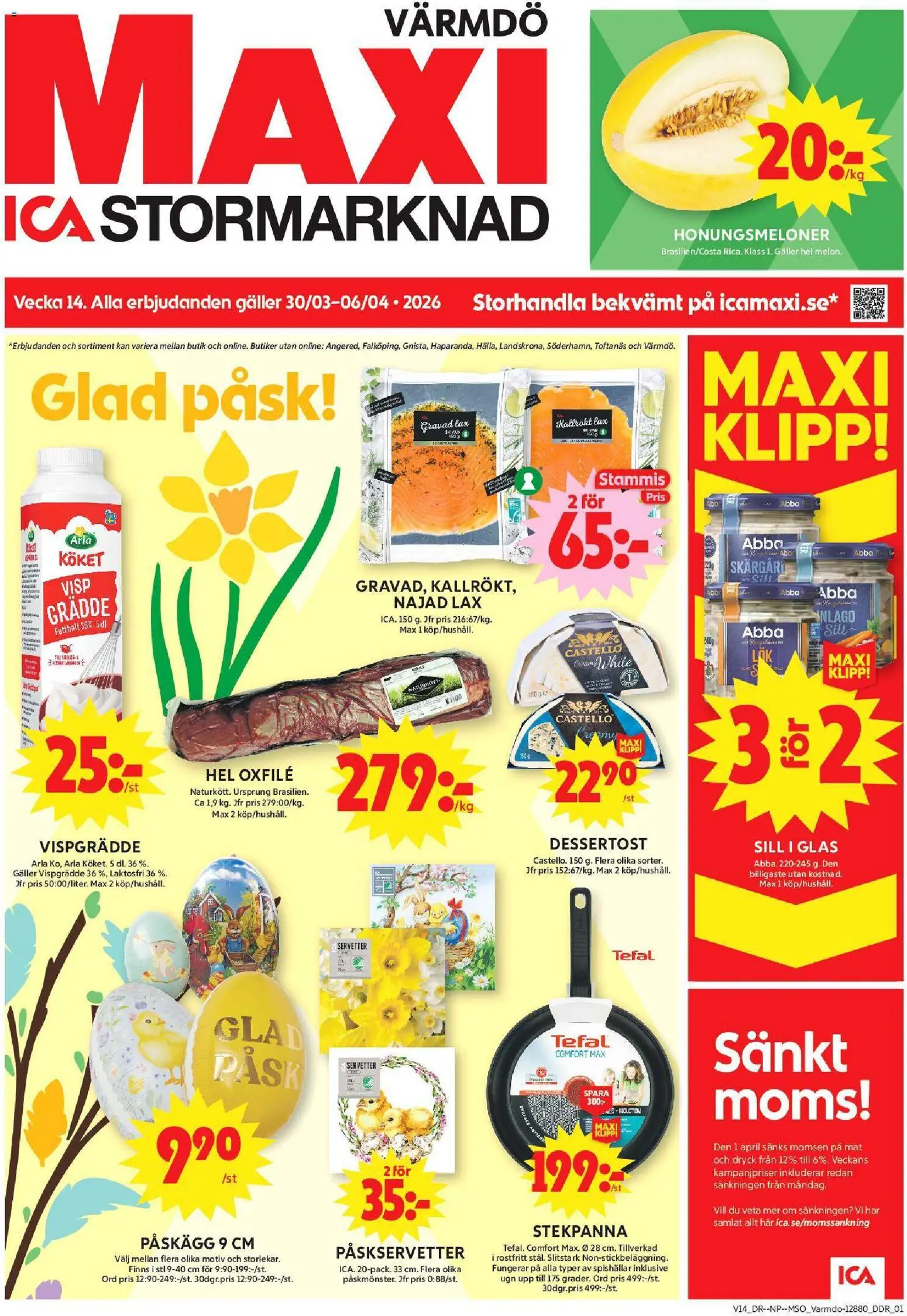 Förhandsgranska reklamblad Gustavsberg från butik ICA Maxi gäller från 30/03/2026