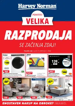 Predogled kataloga iz trgovine Harvey Norman veljaven od 22.12.2025