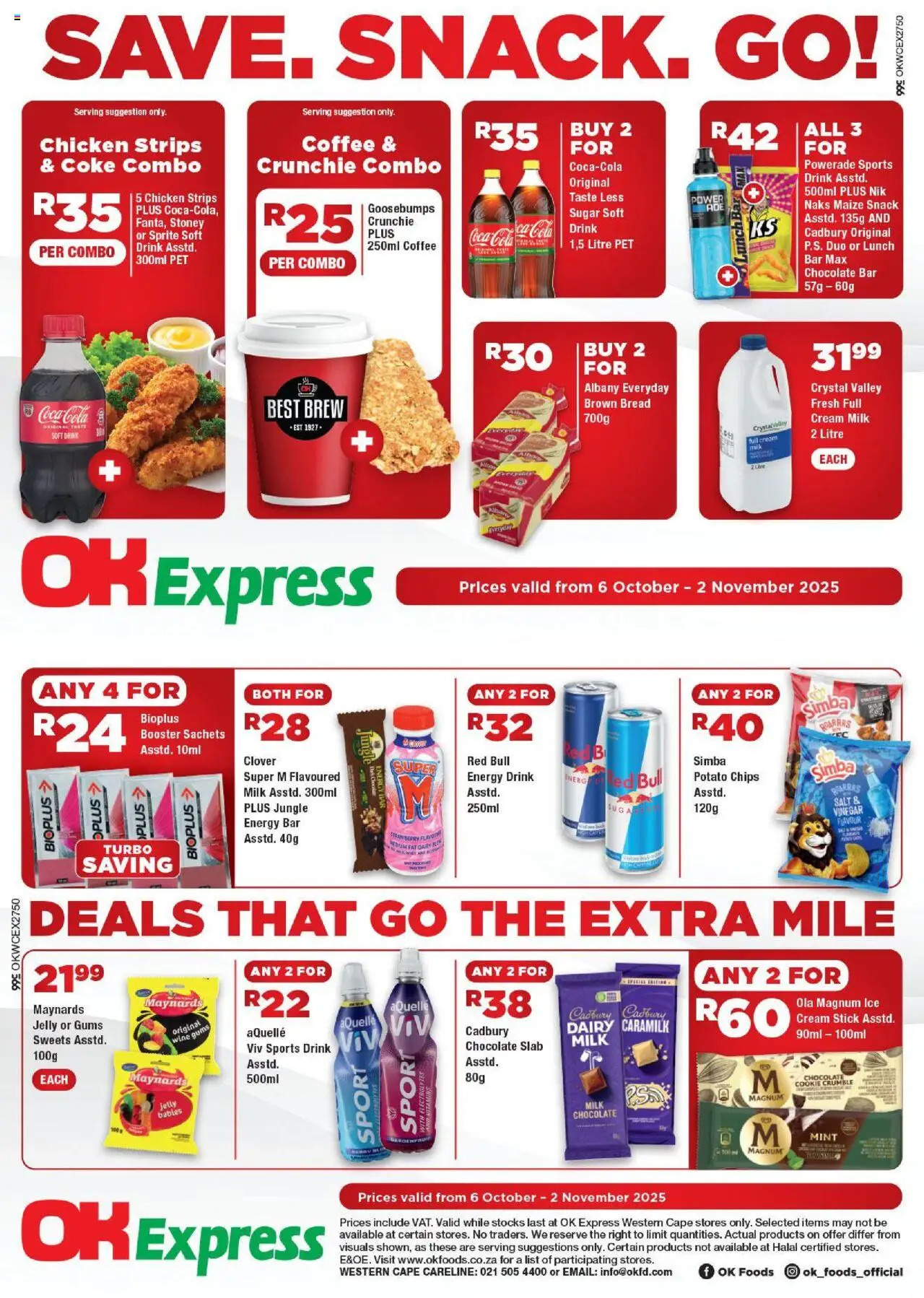 OK Foods Western Cape - OK Express from 06/10 - 02/11/2025 > Promotions