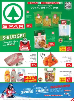 Pregled letka Katalog trgovine Spar vrijedi od 14.01.2026