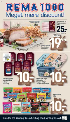 Eksempel på tilbudsavis Tilbudsavis fra butik Rema 1000 gyldig fra 12/10/2025