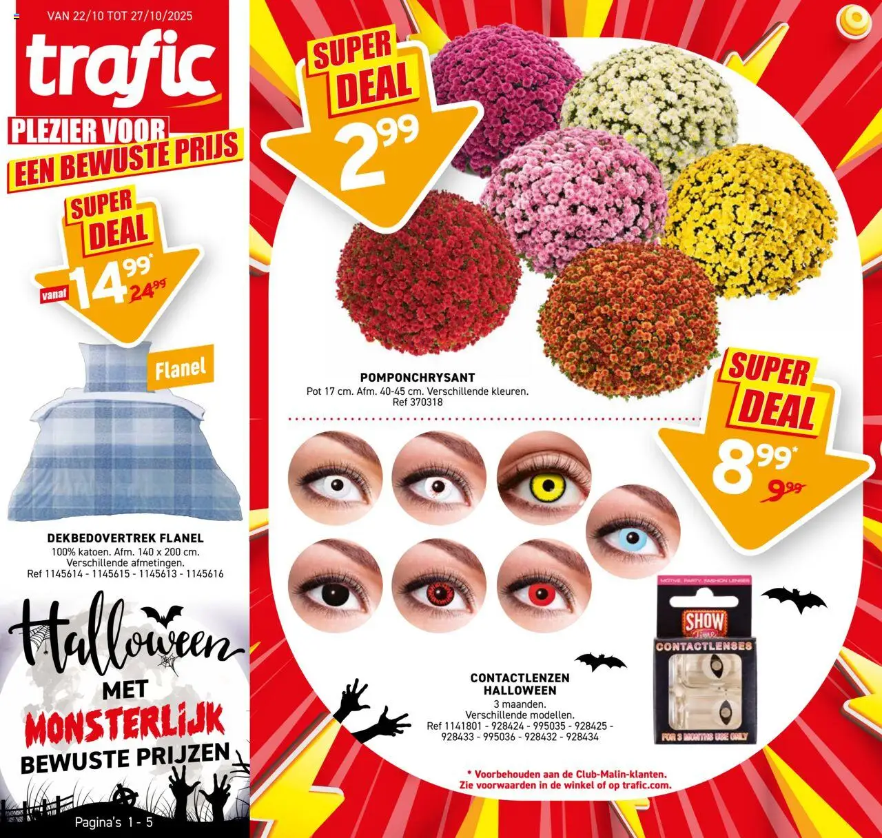 Trafic shop Folder geldig vanaf 22/10/2025 - Paginanummer 1