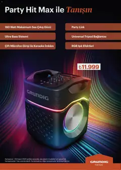 Arçelik Katalog 16.11.2025 - Broşürünün önizlemesi | Strana: 104