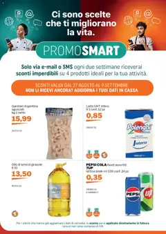 Anteprima dell'opuscolo Volantino Promo Smart dal negozio Sogegross valido da 27/08/2025