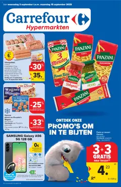 Voorbeeld van Folder week 36 van winkel Carrefour geldig vanaf 03/09/2025