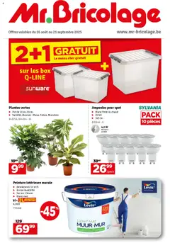 Voorbeeld van Folder / Publicité van winkel Mr Bricolage geldig vanaf 26/08/2025