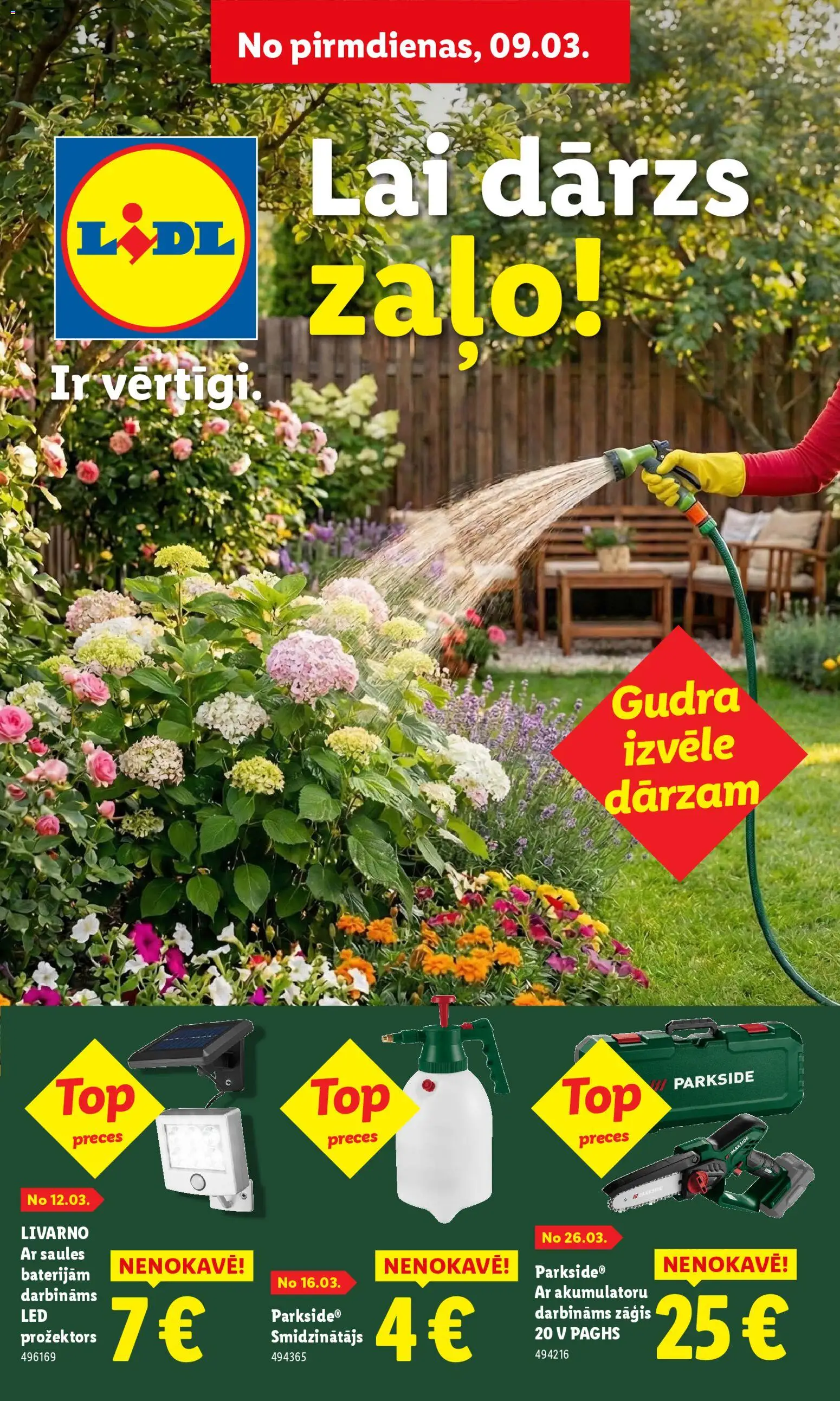 Skatīt Lidl akciju bukletu, derīgs no 09.03.2026.