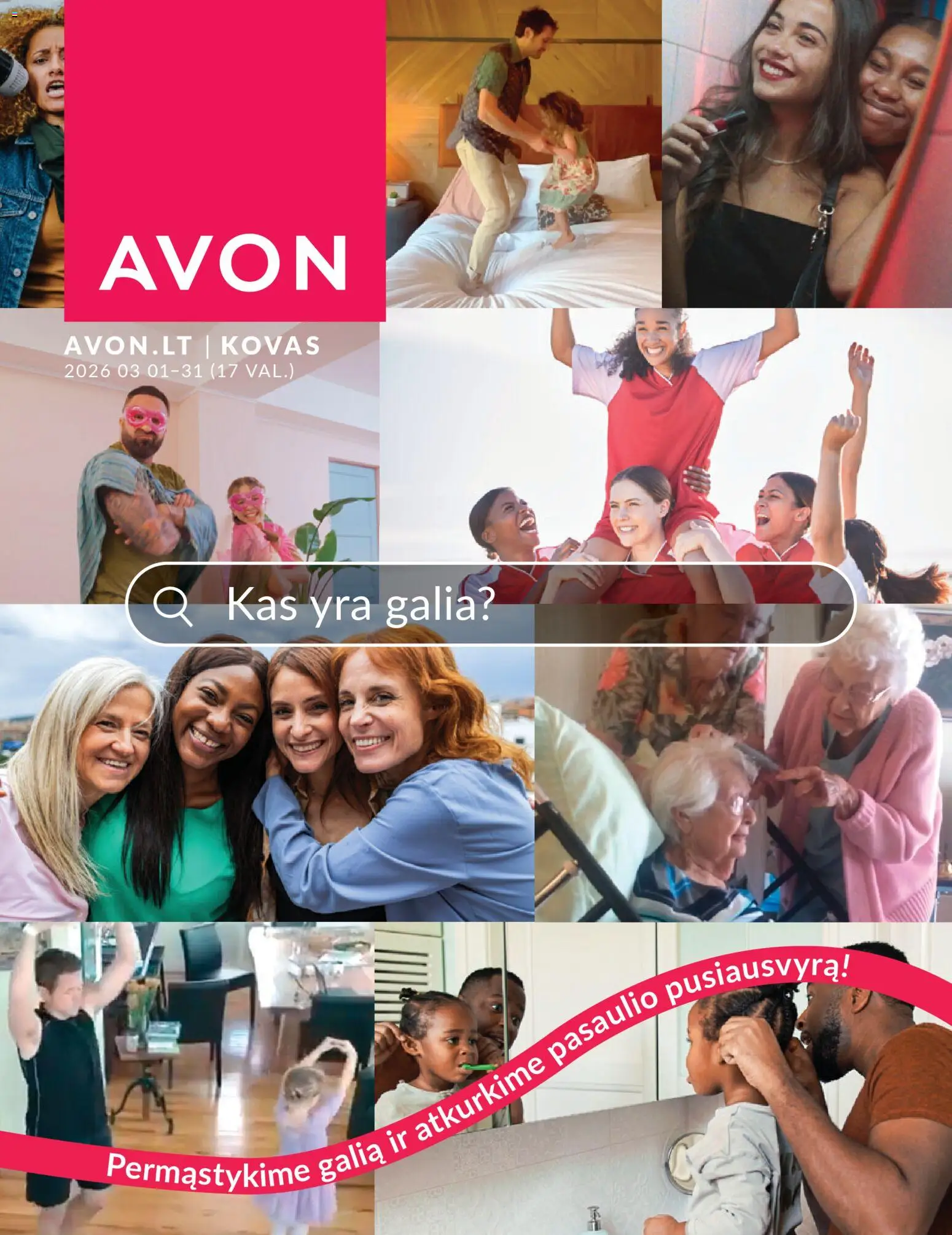 AVON parduotuvės leidinio AVON leidinys galiojančio nuo 2026.03.01 peržiūra
