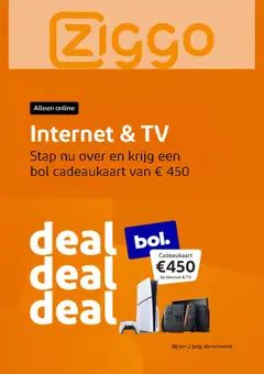 Voorbeeld van Folder van winkel Ziggo geldig vanaf 01-11-2025
