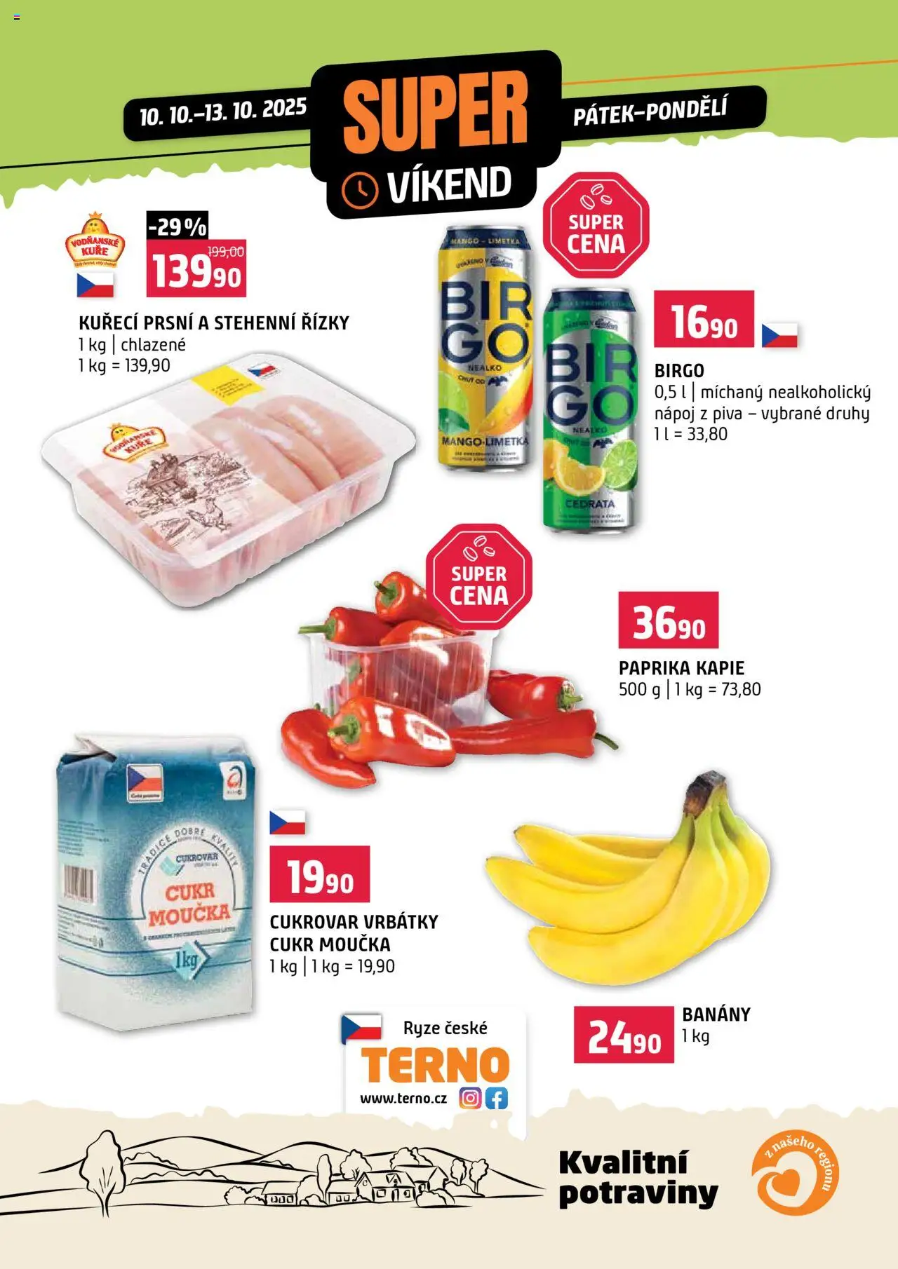  Terno Super víkend (10.10.2025 - 13.10.2025)