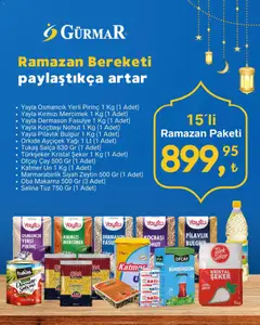 Gürmar Gürmar Katalog 18.03.2026 - Broşürünün önizlemesi