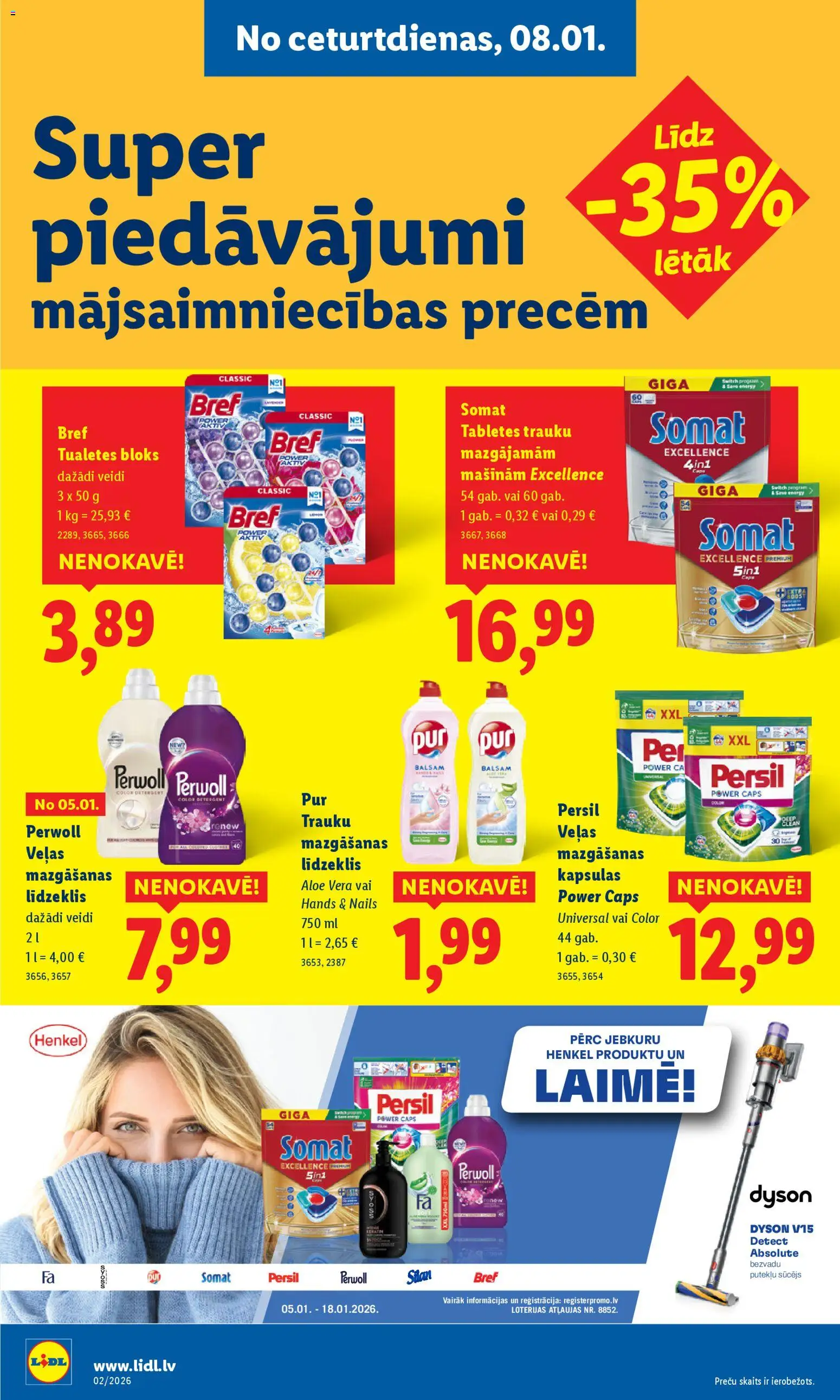 Skatīt Lidl akciju bukletu, derīgs no 2026.01.05